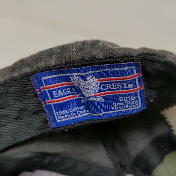 Eagle Crest U.S. Army Strapback Hat Gray OSFM Embroidered Logo - Picture 12 of 12